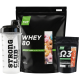 Комплект: Протеин Whey 80 2 кг + Омега-3 + Шейкер TNT Nutrition