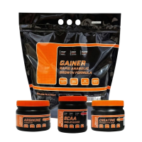 Комплект: Гейнер 3 кг + BCAA 2:1:1 0,5 кг + Аргинин 0,2 кг + Креатин 150 Капсул Bioline Nutrition