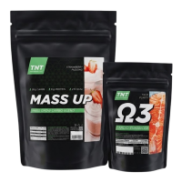 Комплект: Гейнер Mass Up 2,5 кг + Омега-3 TNT Nutrition
