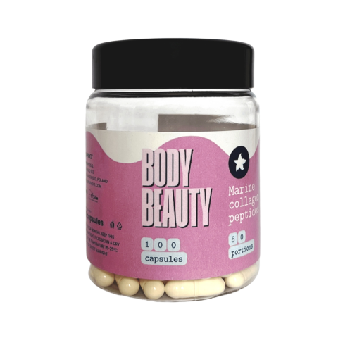 Коллаген морской Marine Peptides Body Beauty 100 капсул
