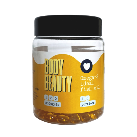 Омега-3 Рыбий жир Ideal Fish Oil Body Beauty 120 капсул
