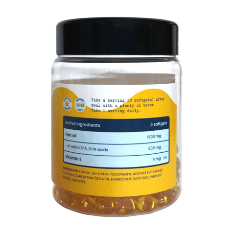Омега-3 Рыбий жир Ideal Fish Oil Body Beauty 120 капсул