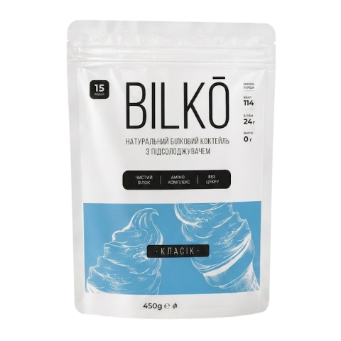 Протеиновый коктейль Bilko 0,45 кг | 15 порций | Пакет