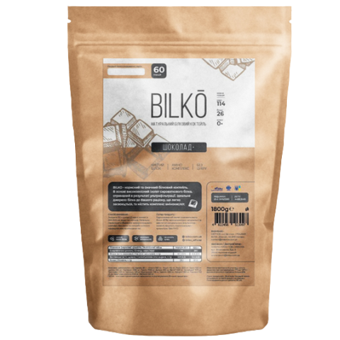 Протеиновый коктейль Bilko 1,8 кг | 60 порций