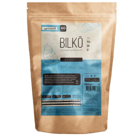 Протеиновый коктейль Bilko 1,8 кг | 60 порций