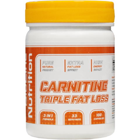 Жиросжигатель Carnitine Triple Fat Loss BioLine Nutrition 100 капсул