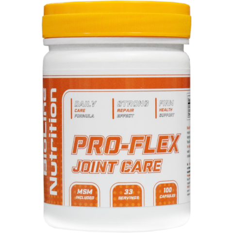Глюкозамин Хондроитин Pro-Flex Joint Care Bioline Nutrition 100 капсул