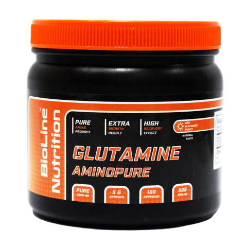 Глютамин Glutamine Aminopure Bioline Nutrition 0,5 кг