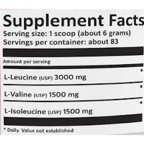 Аминокислоты Xtreme Amino Acid BCAA 2:1:1 XZO Nutrition 0,5 кг