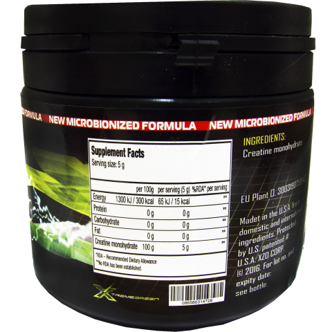 Креатин Xtreme Monohydrate XZO Nutrition Без вкуса 0,3 кг