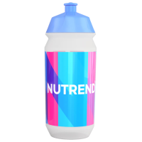 Sports Bottle 2019 - 500 мл - білий з блакитно-рожевим принтом