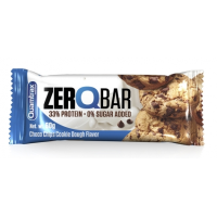 Батончик Zero Qbar - (60 г 1/12) - Choco Chips Cookies