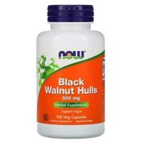 Black Walnut Hulls 500 mg - 100 веган капс