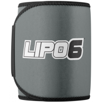 Термопояс для талии LIPO-6 - cерый/черный