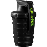 Shaker - 600 мл - black с дополнительным отсеком
