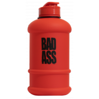 Бутилка для води BAD ASS 1.3 л - червоний-чорний