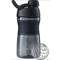 Шейкер SM с шариком TWIST 590 мл - Black