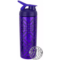 Шейкер SportMixer Sing Sleek - 820 мл - purple tratan plaid