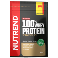 100% Whey Protein - 400 г - банан + полуниця